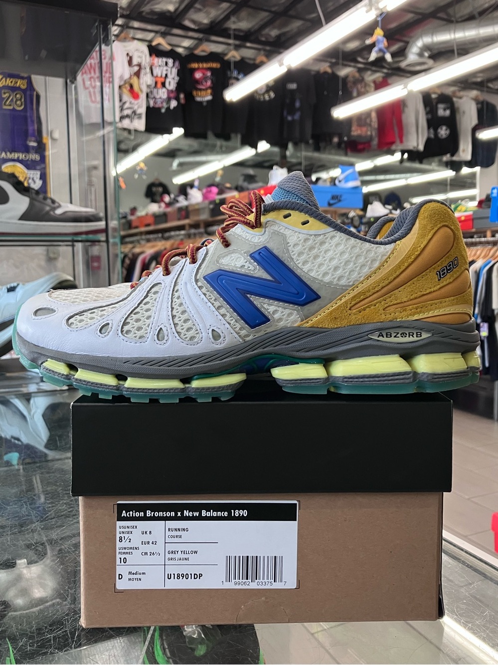 New Balance 1890 Action Bronson Hornet Tusk Size 8.5 - Picture 3 of 8